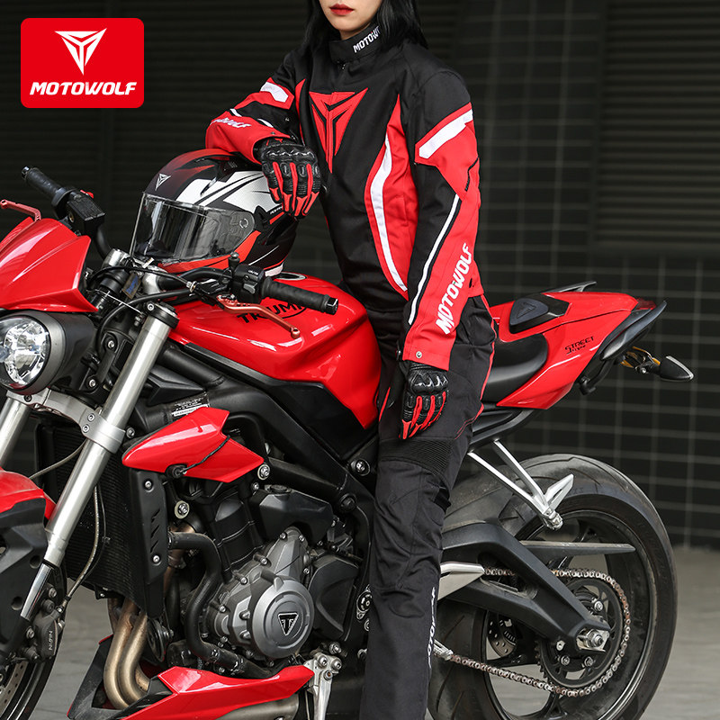 摩托车骑行服套装四季防风男女赛车防摔拉力服越野防摔骑士机车服