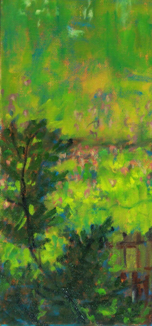 新锐青年艺术家:沈忱 油画作品 《 剪影桥》