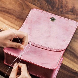 手工皮包diy材料 自制手工制作皮包材料包diy半成品新品套装新手