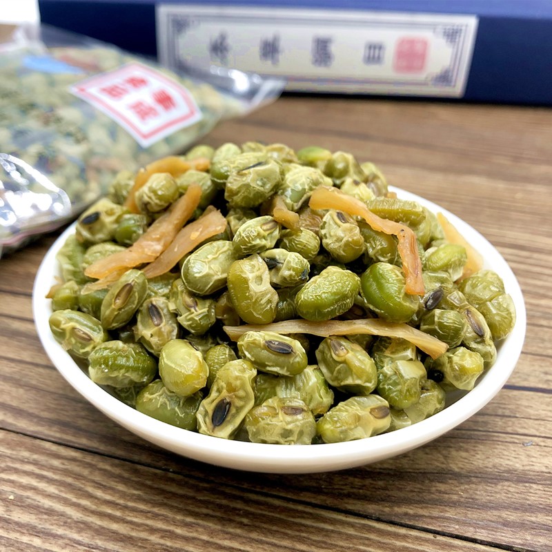 青豆笋丝笋干袋装200g*2袋上海特产笋丝青豆竹笋零食五香即食小吃