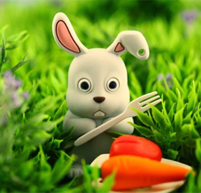 rabbit 16g creative u disk 8g usb cute cartoon hippo polar bear