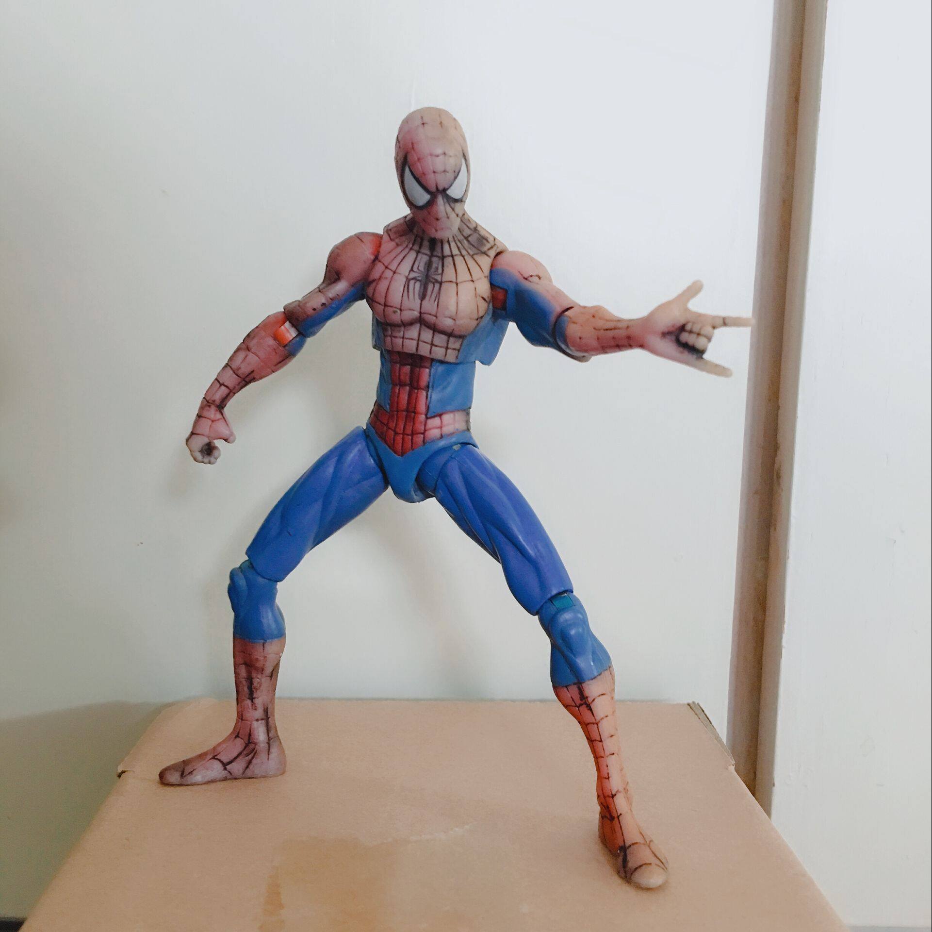 marvel正版散漫威复仇者联盟蜘蛛侠6寸可动玩具摆件手办公仔人偶