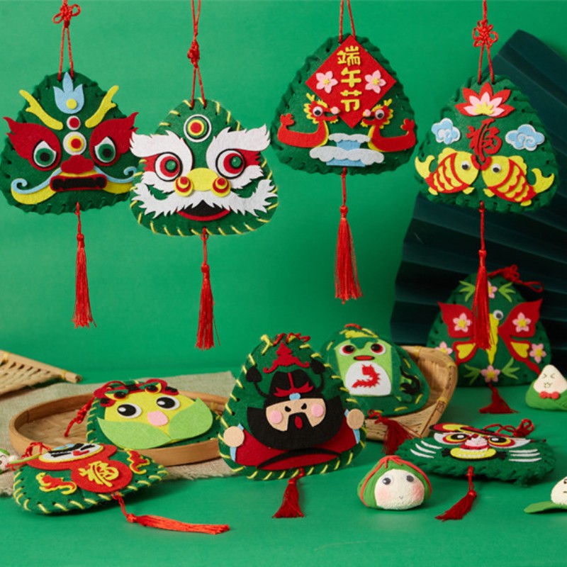 端午节手工diy粽子香包挂件材料包幼儿园儿童制作香囊小学生活动