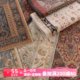 加厚民族风地毯美式复古地毯北欧摩洛哥客厅卧室波斯长绒茶几毯大