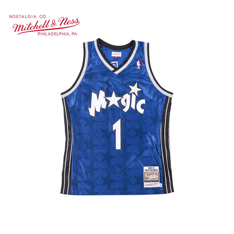 mitchell ness复古球衣au球员版nba 麦迪04赛季篮球服