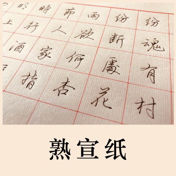 水墨书兰亭 熟宣纸 水墨君强烈推荐钢笔练字熟宣纸 40张一包