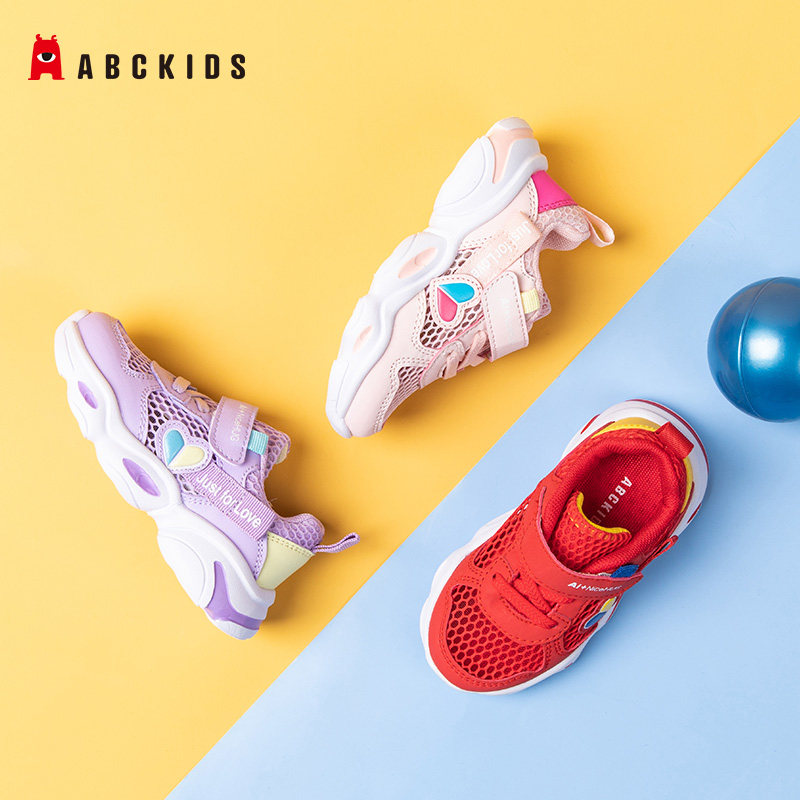 abckids童鞋2021夏季新款儿童鞋子学步鞋男女童运动鞋宝宝休闲鞋