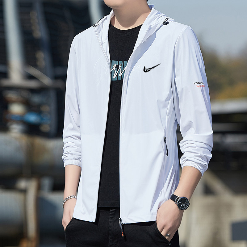 耐克顿冰丝防晒衣男夏季薄款钓鱼速干外套大码透气防紫外线防晒服