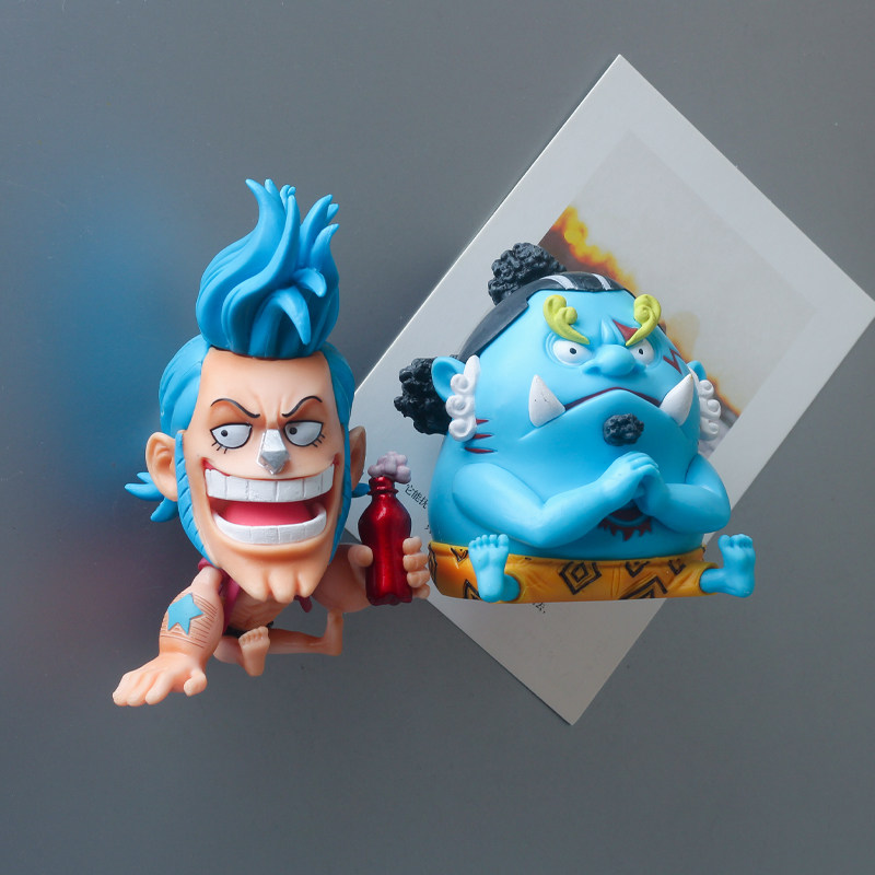 海贼冰箱贴立体3陆飞草帽航海磁性贴日本个性动漫创意可爱磁铁贴