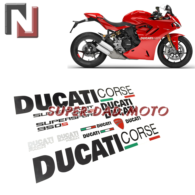 杜卡迪DUCATI SuperSport 鸰速950/950s全车贴花贴纸包板拉花贴标