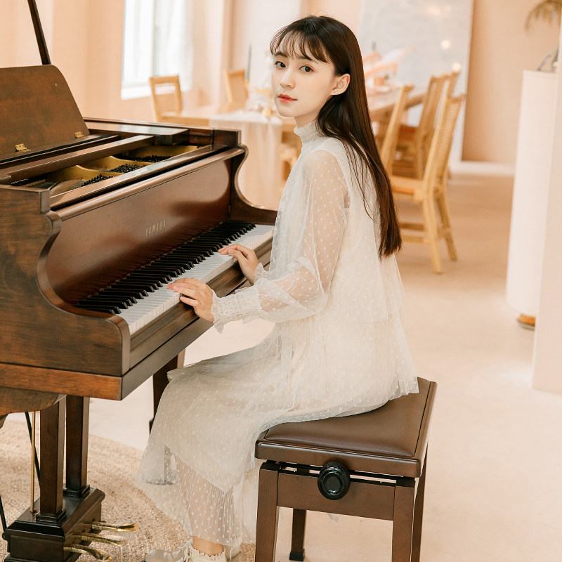 特价礼服连衣裙 长裙学生 表演_初中学生少女孩成人主持跳舞晚会钢琴