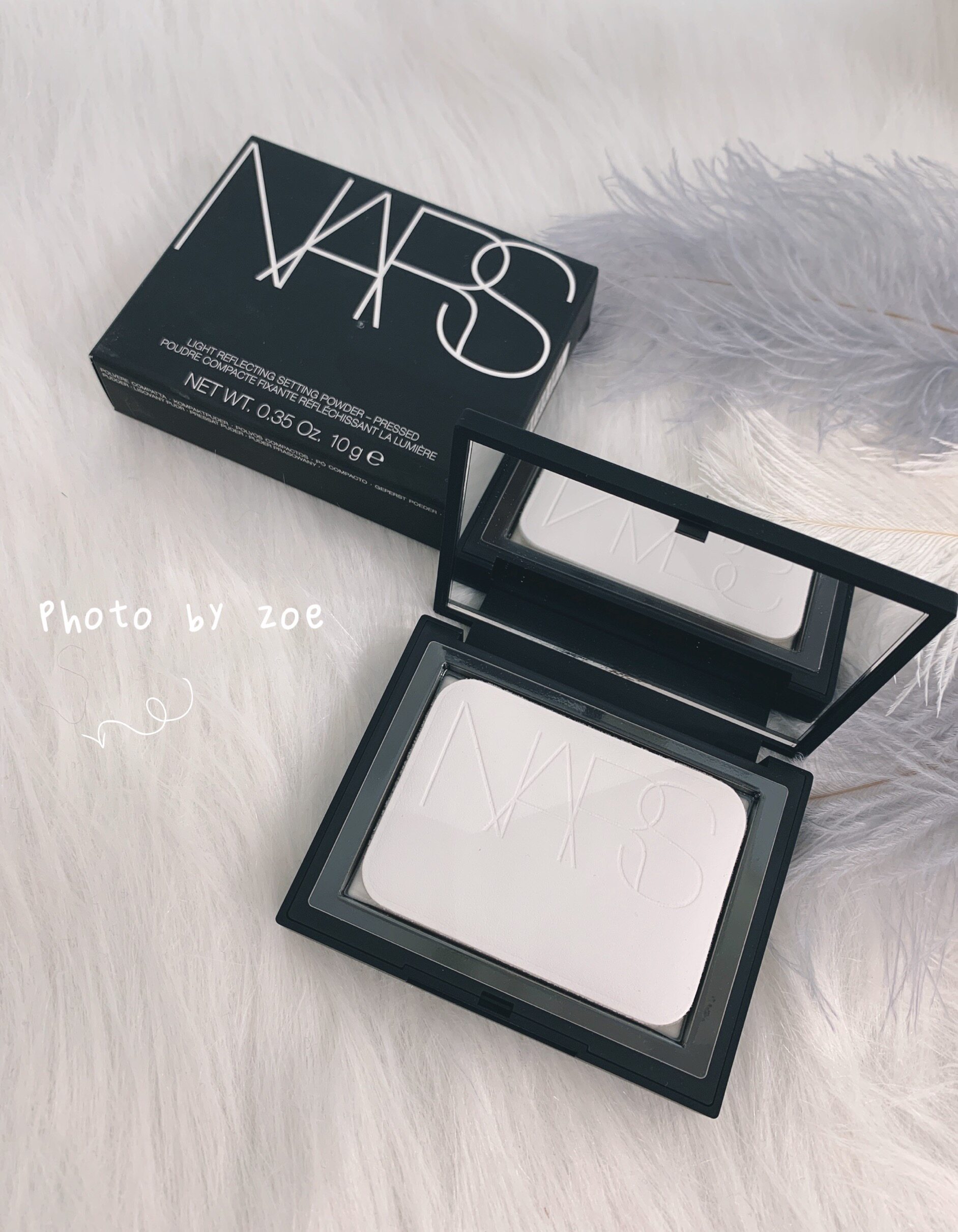 热销cpb蜜粉扑nars_新包装nars裸光透明色蜜粉饼控油定妆10g cpb粉扑