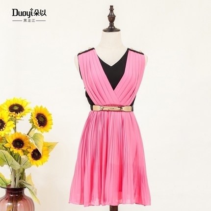 朵以2018夏装新款正品女连衣裙