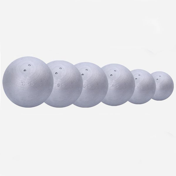 实心纯铁铅球2/3/4/5/6/7.26kg公斤比赛初中训练器材考试男女专用