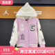 Converse/匡威童装24春款女童连帽可拆卸拼色棒球服外套CV2412144