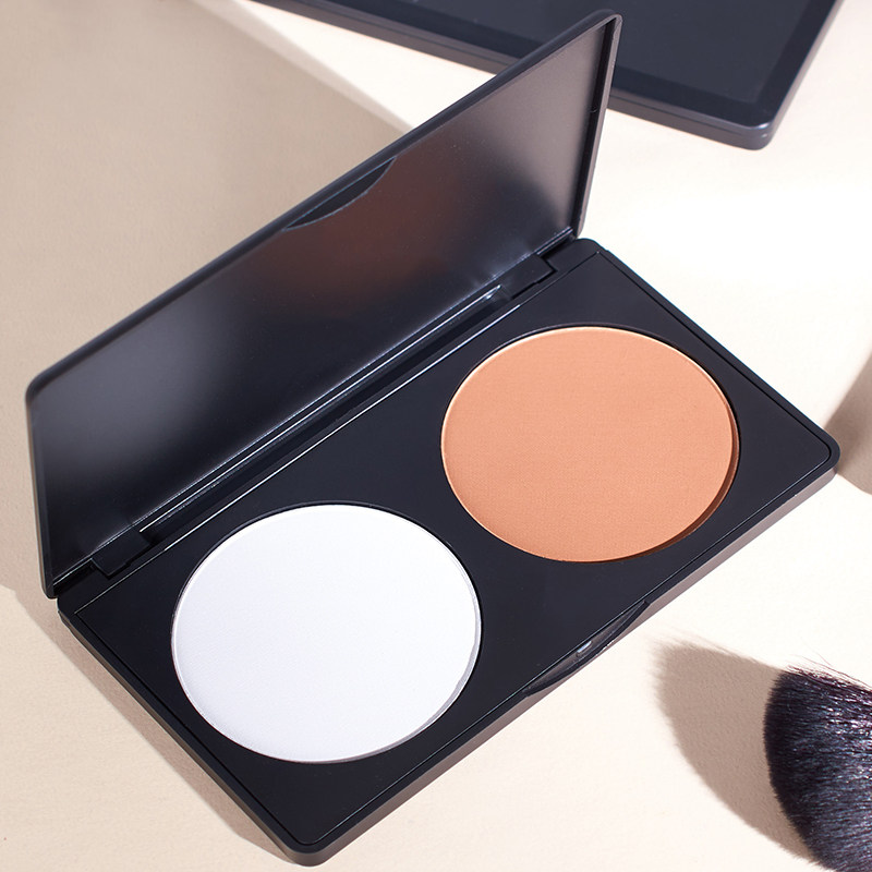 艾米尔双色修容粉高光阴影鼻影侧影粉饼塑v脸暗影遮瑕提亮组合