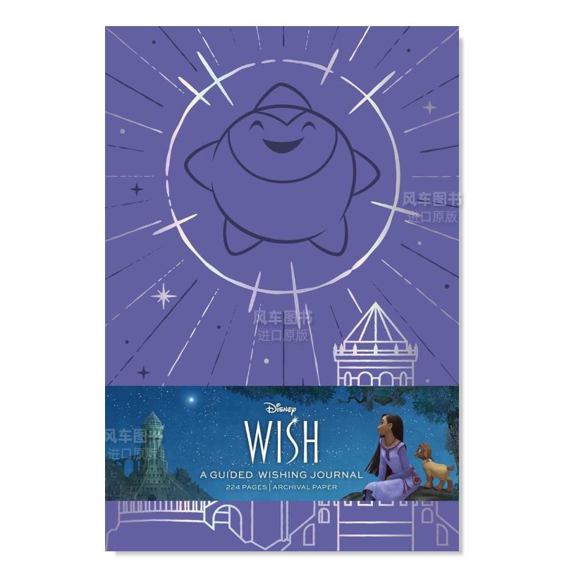 【预 售】迪士尼心愿：许愿指南日记本 Disney Wish: A Guided Wishing Journal 英文生活综合原版图书外版进口书籍Insight Editio