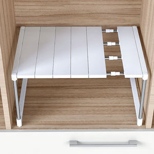 层隔板置物架伸缩打孔图片