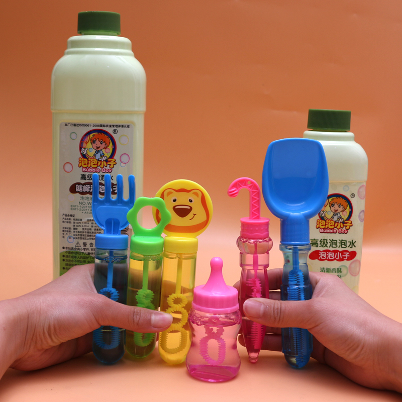儿童迷你泡泡棒小号手持儿童吹泡泡水棒玩具泡泡器剑小瓶装补充液