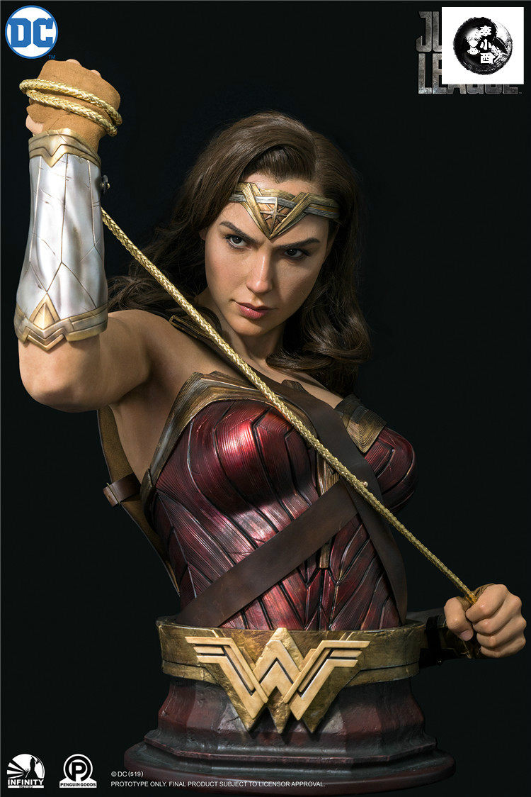【李小西弟弟】开天dc系列 1/1神奇女侠半身像 正版授权限量雕像