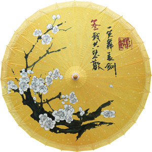 梅花油纸伞图片