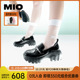 [陆妍淇同款]MIO米奥时尚机能甜酷厚底显高乐福鞋女鞋舒适单鞋