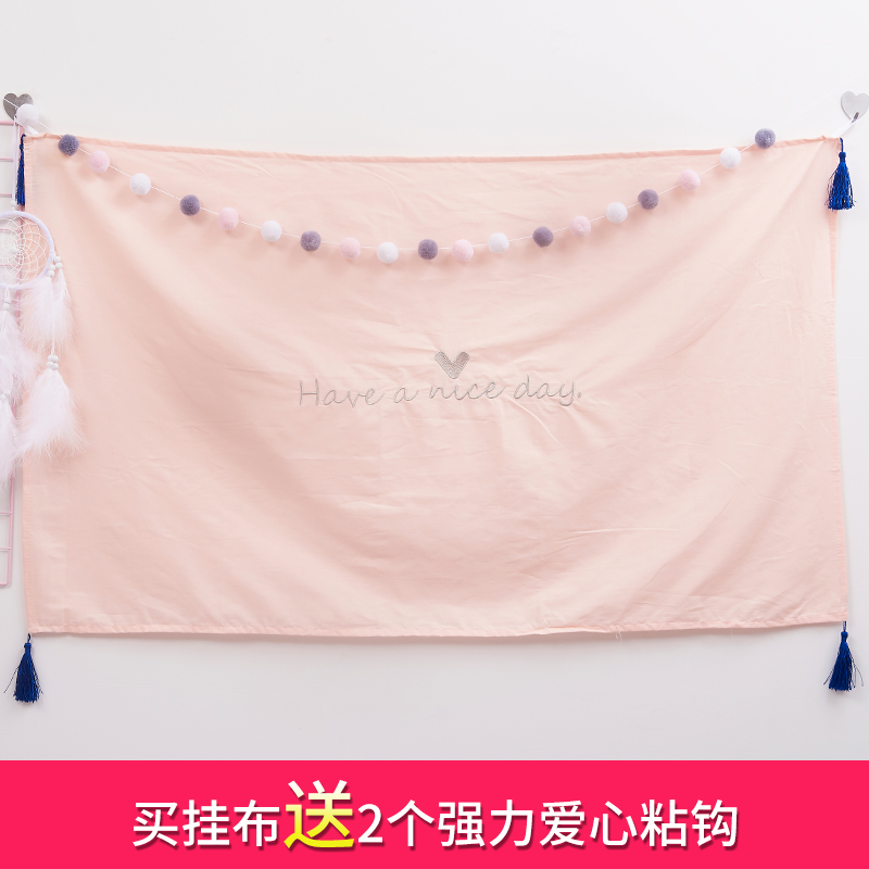 ins装饰墙面挂饰挂布粉色少女心房间布置背景布小灯串背景墙壁饰在类目 居家布艺, 挂毯/壁毯中 - 来自Buy2taobao.com提供专业的淘宝代购服务