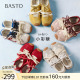 【张予曦同款】百思图小彩糖25夏新款德训鞋红色运动休闲阿甘鞋女