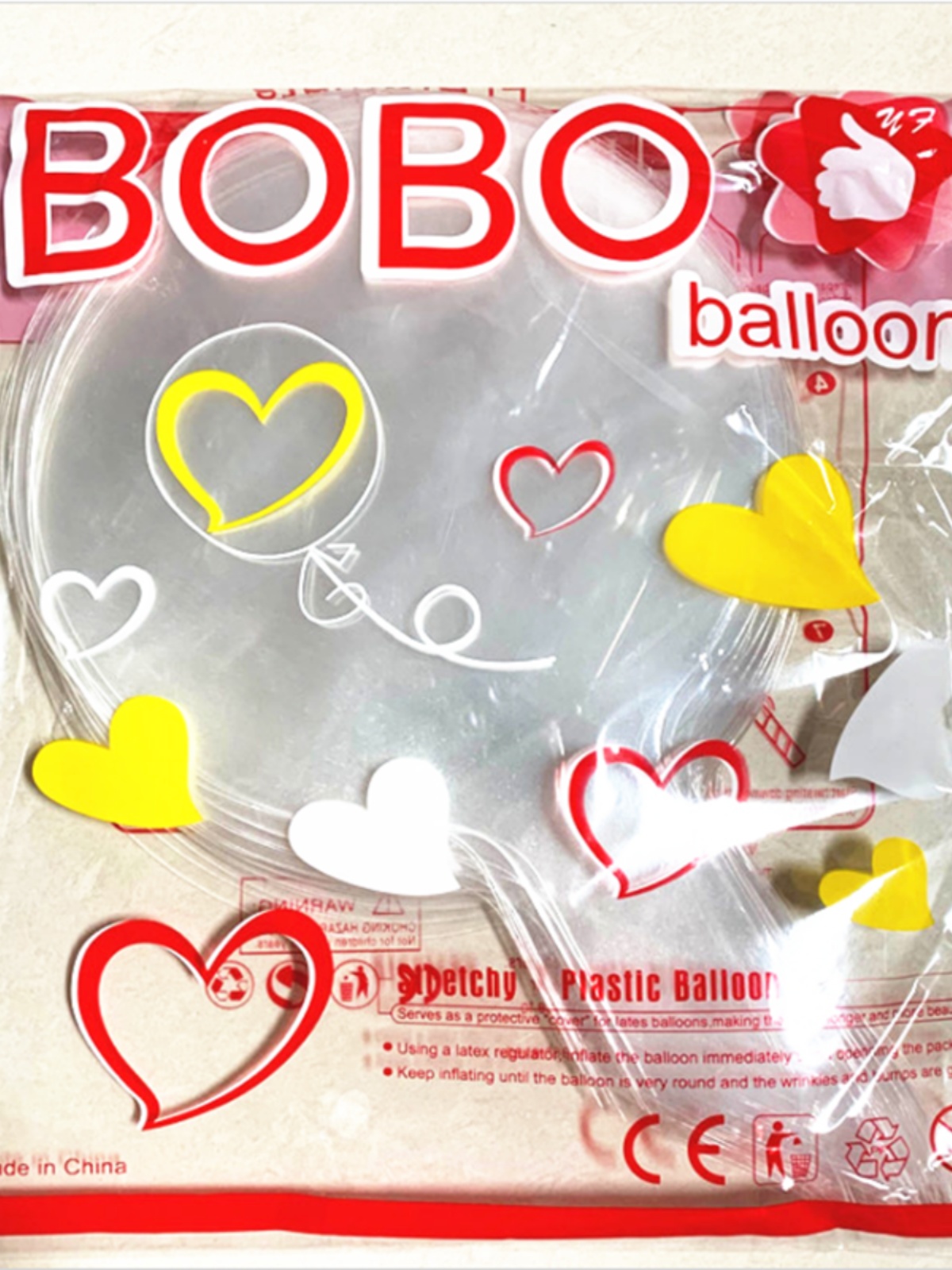 网红免拉伸波波球18寸20寸24寸花束透明波波气球结婚礼生日装饰球