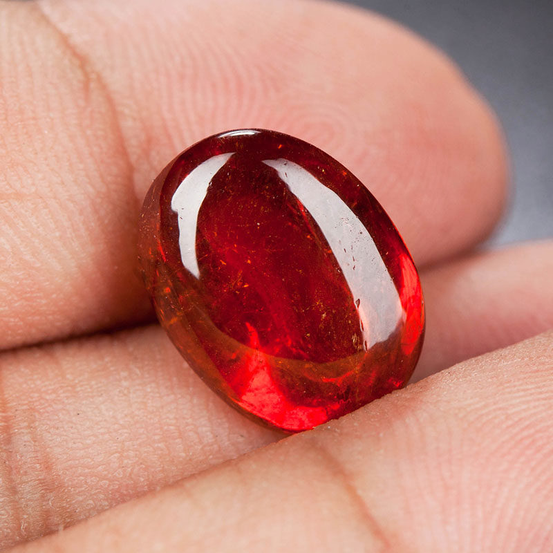 12.85克拉 高贵奢华芬达石裸石 火彩好 晶体品质高