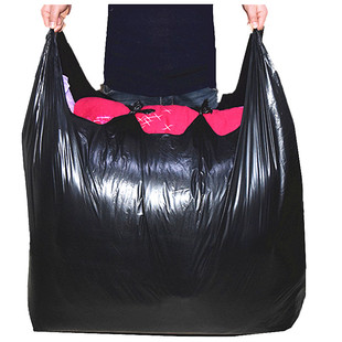 大号塑料袋黑色背心袋加厚特厚超大搬家打包袋一次性加大方便袋子