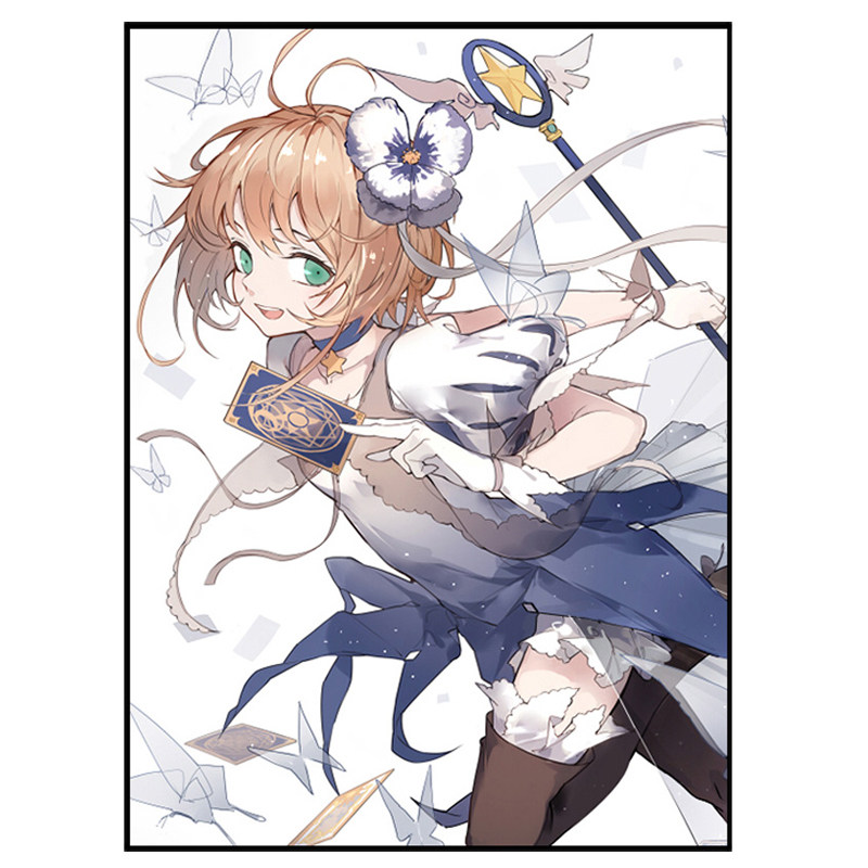 百变小樱十字绣2021新款动漫卡通人物女孩小件手工自己绣线绣刺绣