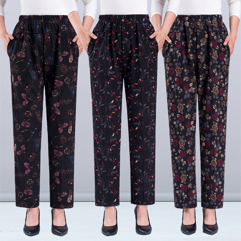 老年人花裤子