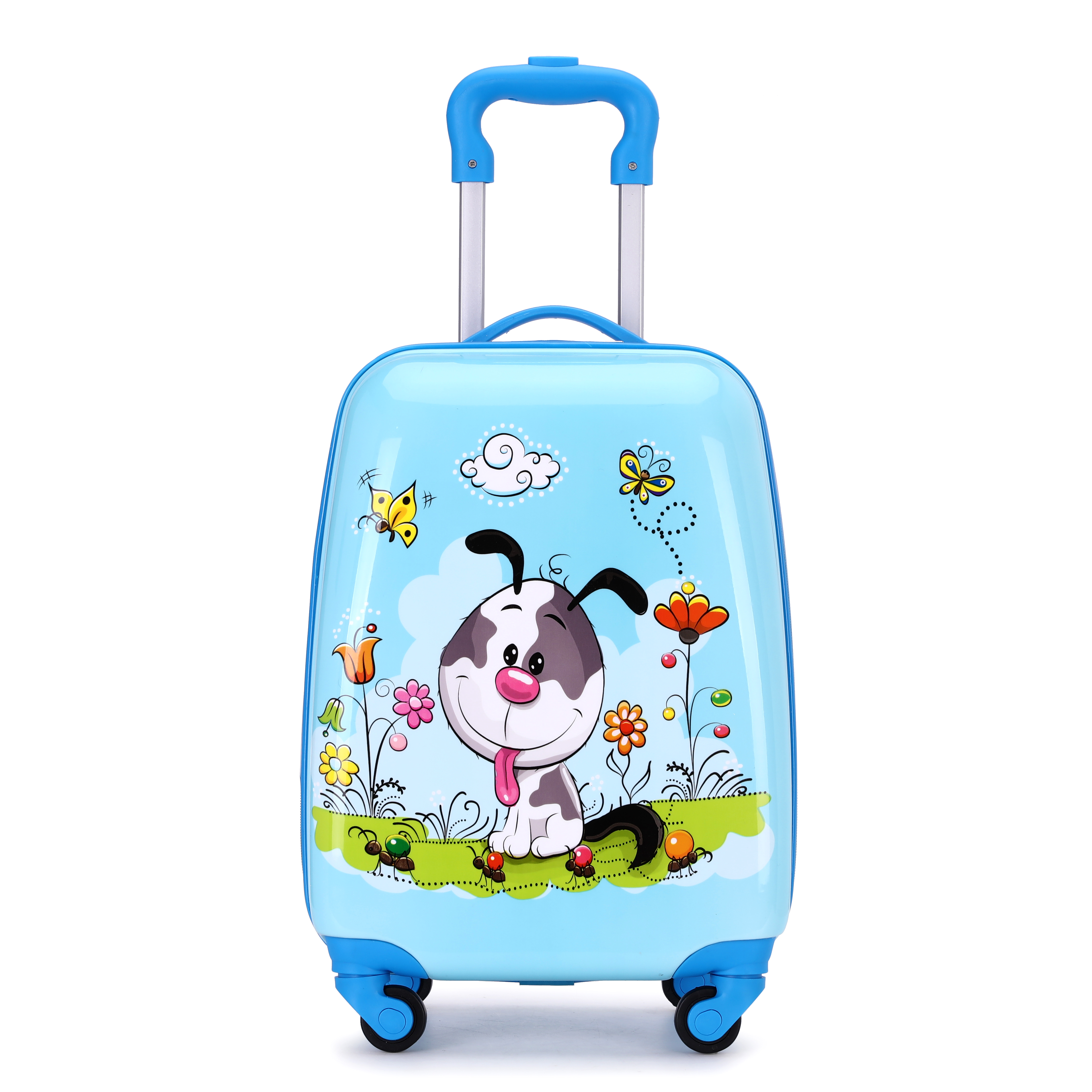 旅行箱男 学生_儿童拉杆箱行李箱男女童1618寸定制可爱卡通四轮宝拖箱