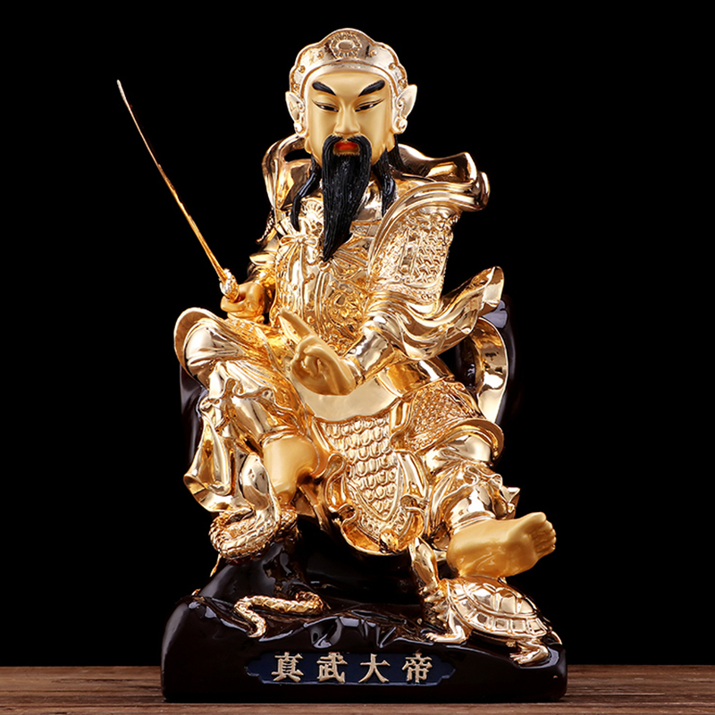 圆通佛具玄天上帝 真武大帝神像 紫微大帝爷公 道教祖师 北帝铜像