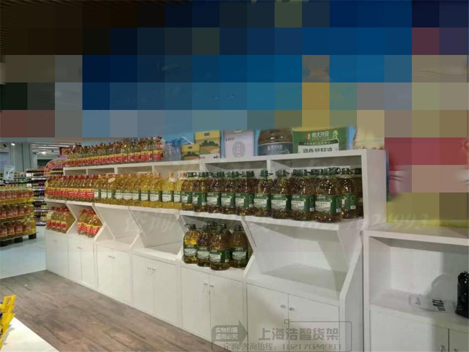 超市商场便利店货架休闲食品展示柜粮油货架中岛柜特产货架展示架