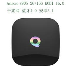 Q BOX 安卓盒2g 16g s905 蓝牙 kodi 千兆网 双wifi 网络播放器