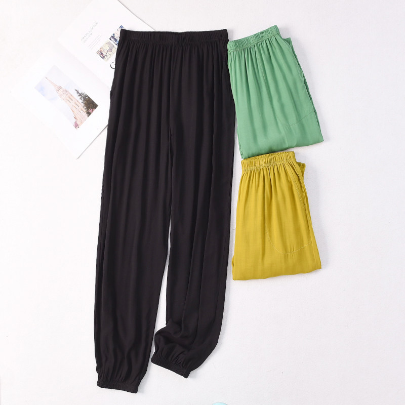 防蚊裤夏季大人睡裤女士成人旅游宽松轻薄舞蹈女款裤子居家新款潮