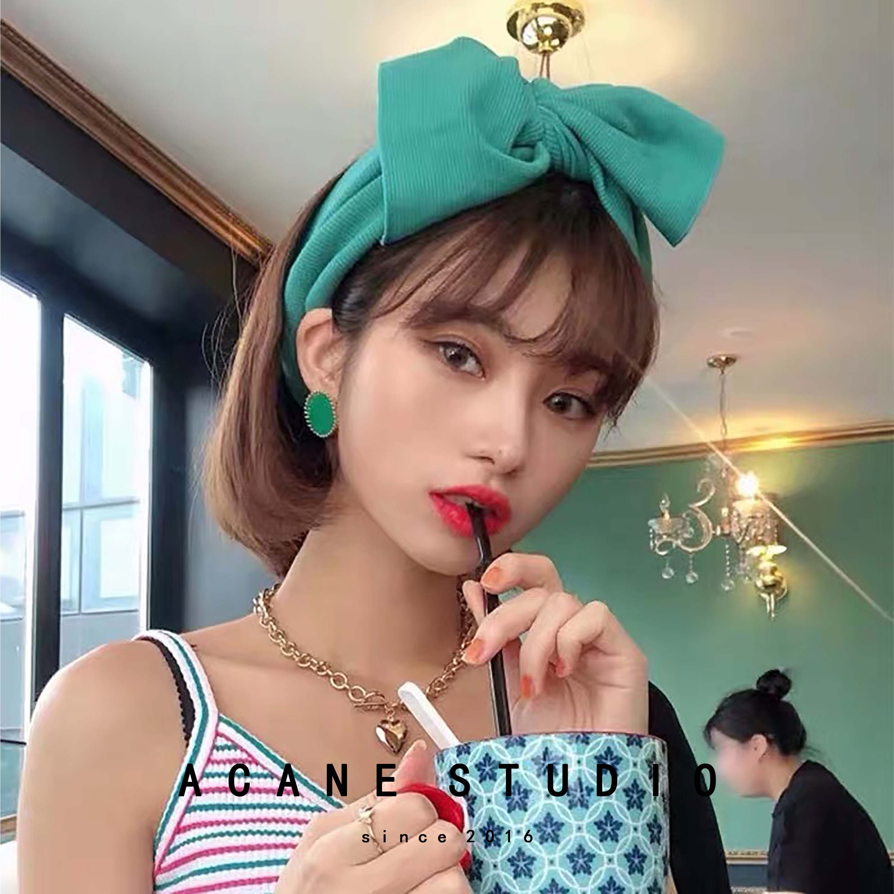 热销大蝴蝶结发带 日系