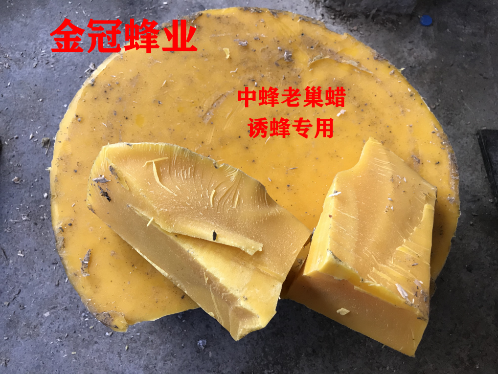 诱蜂土蜂蜡中蜂蜡引蜜蜂蜡天然诱蜂蜡老巢脾蜡500g