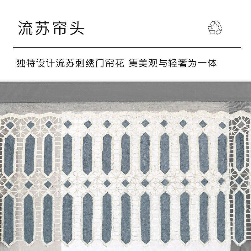 爱罗兰尺寸定制新款夏季加密防蚊门帘家用隔断磁性静音纱门纱窗免