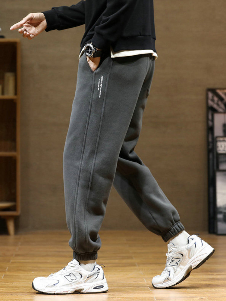 耐克冬季加绒加厚运动休闲裤