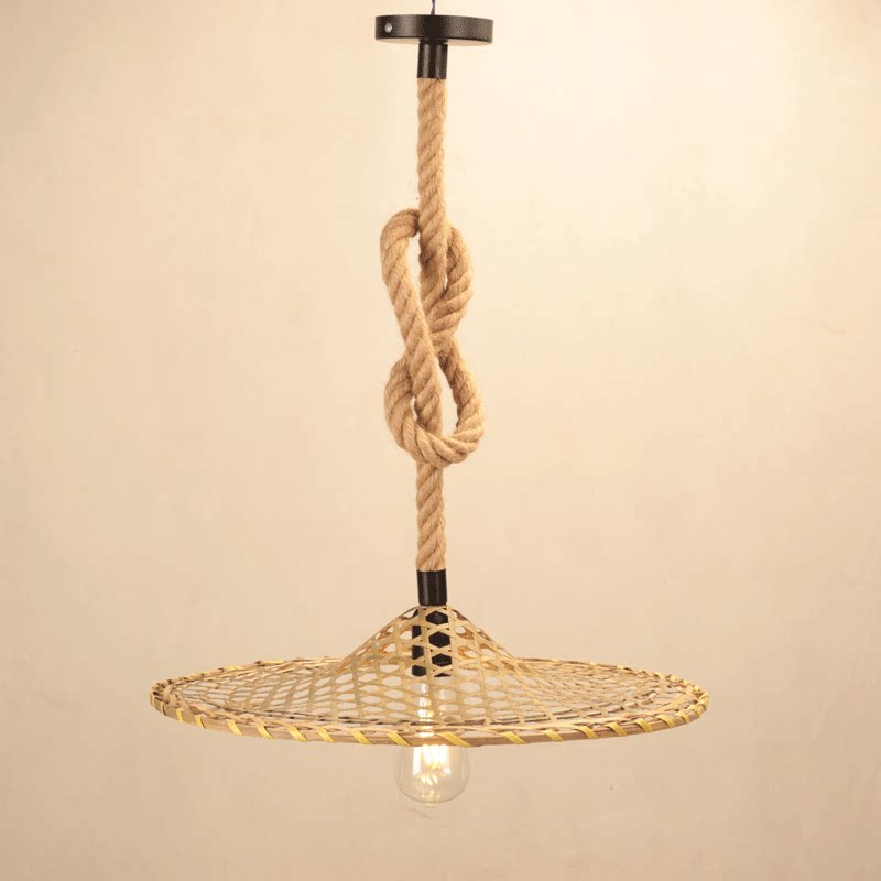 麻绳吊灯大额优惠券