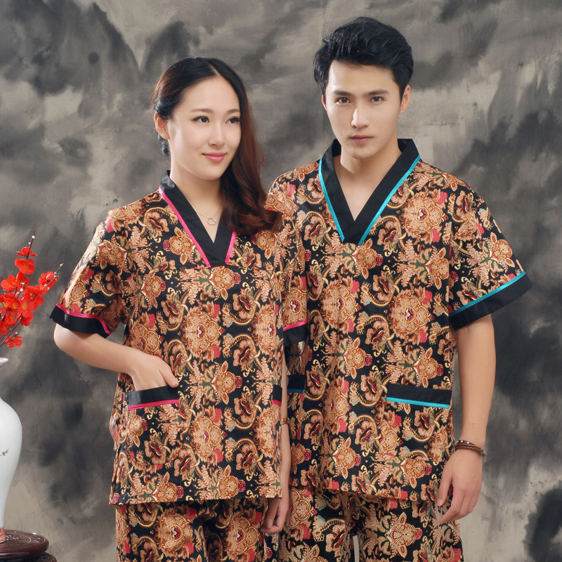 高档汗蒸服纯棉 情侣桑拿洗浴浴服 男女纳米汗蒸服 按摩服装CM13在类目 居家日用, 毛巾/浴巾/浴袍, 汗蒸服中 - 来自Buy2taobao.com提供专业的淘宝代购服务
