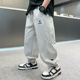 男童速干裤夏季2025酷帅儿童防蚊裤薄款夏装中大童男孩宽松长裤潮