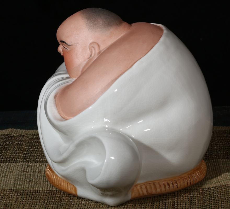 中国工艺美术大师 刘远长 哈哈罗汉