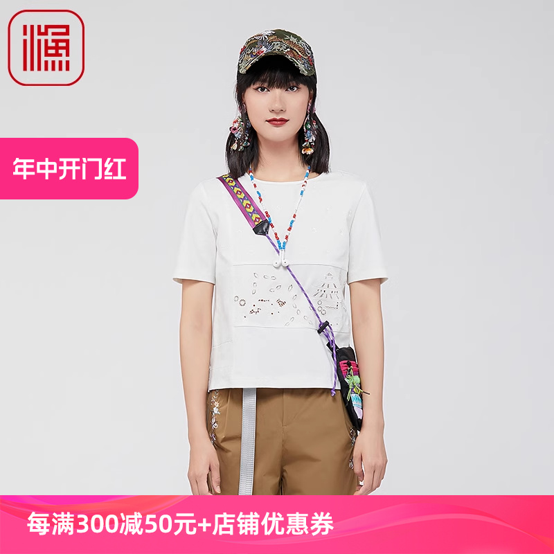 FISHING短袖t恤女2024新