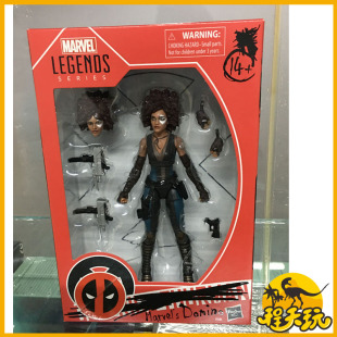 现货包邮Marvel Legends6寸可动死侍2电影版Domoni多米诺真人头雕