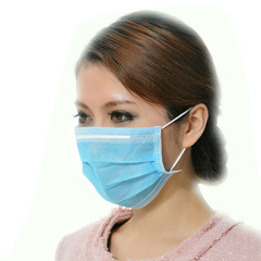 口罩一次性三层无纺布口罩劳保防尘防病毒口罩一包