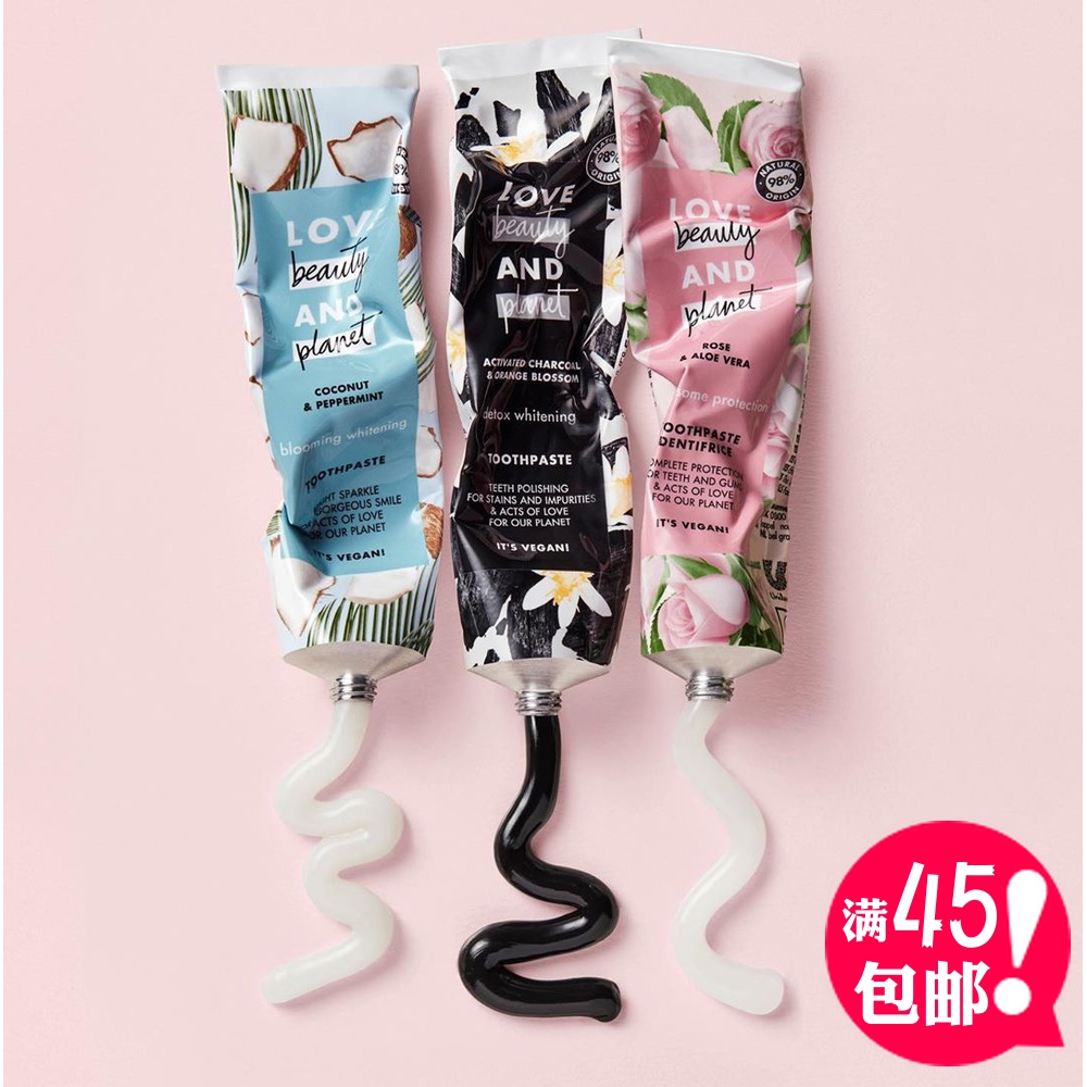 Spot 丨 Love Beauty and Planet toothpaste 75ml fresh tone Scouring Non-fluorinatedin the Care cleaners/Sanitary napkins/Paper/Aromatherapy , Shampoo bath/Personal cleanliness , Oral Care , Toothpaste category - from Buy2taobao.com to provide professional Taobao agent buy service
